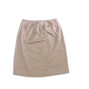 Ann Taylor Loft Skirt Pencil Womens Sz 4 beige